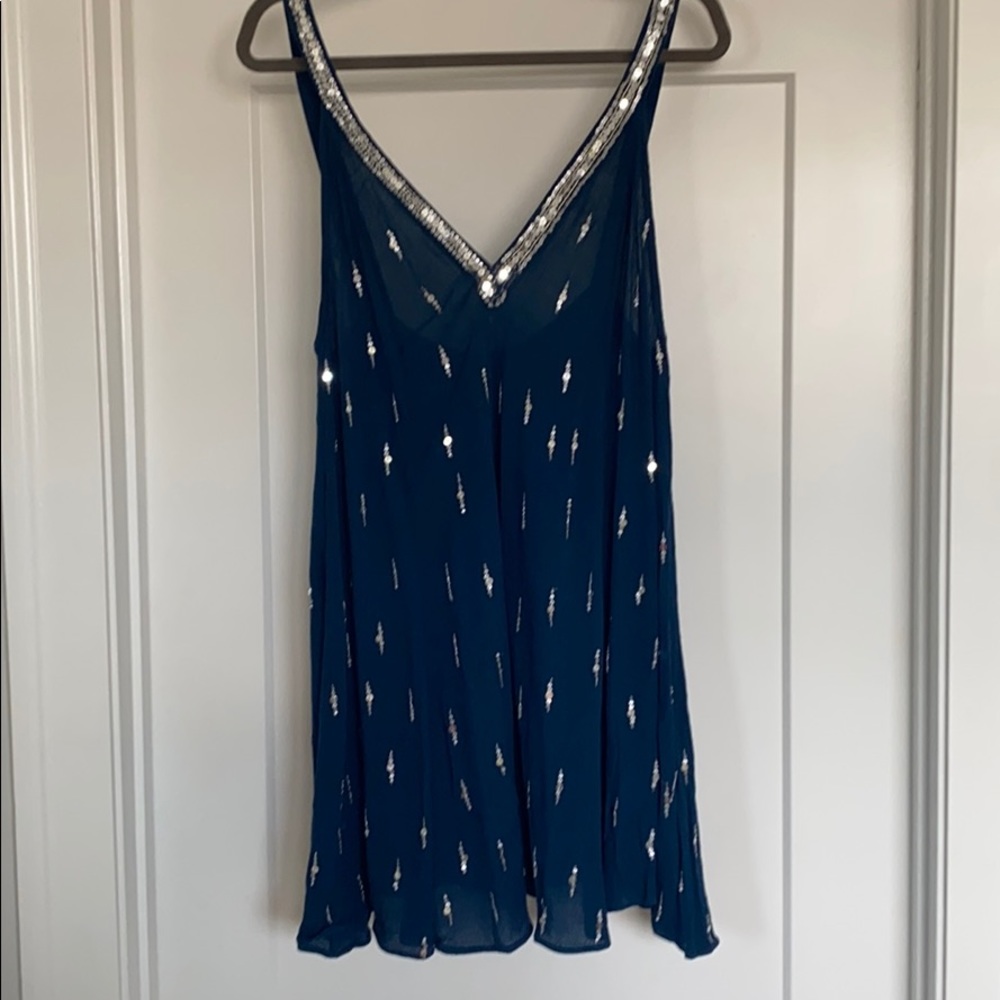 Sequined swing dress